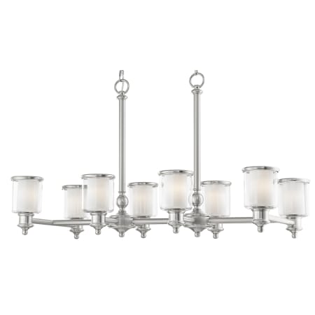A large image of the Livex Lighting 40208 Brushed Nickel
