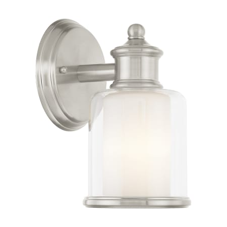 A large image of the Livex Lighting 40211 Brushed Nickel