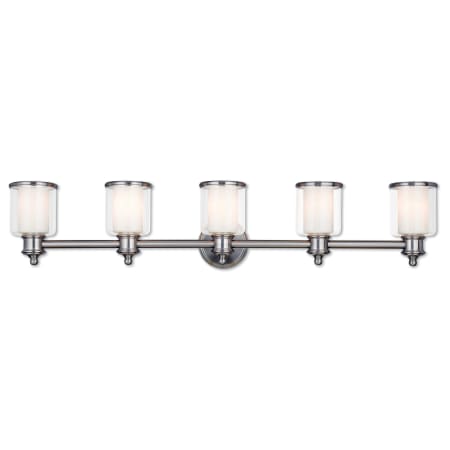 A large image of the Livex Lighting 40215 Brushed Nickel