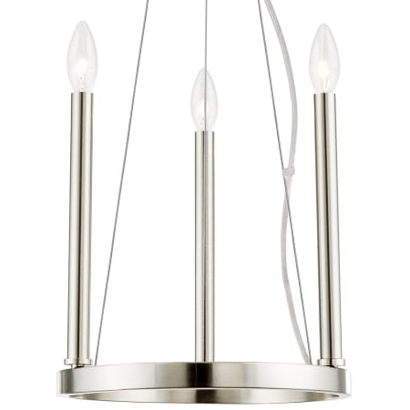 A large image of the Livex Lighting 40243 Brushed Nickel