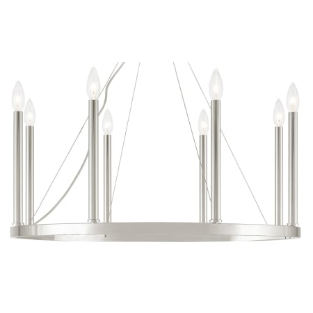 A large image of the Livex Lighting 40247 Polished Nickel