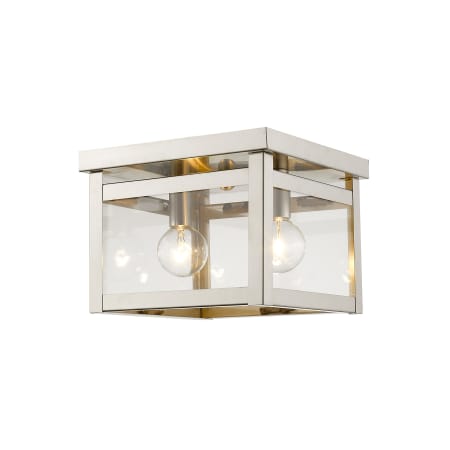 A large image of the Livex Lighting 4031 Brushed Nickel