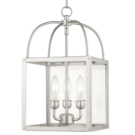 A large image of the Livex Lighting 4037 Brushed Nickel