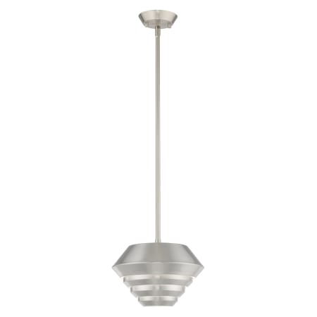 A large image of the Livex Lighting 40401 Alternate Angle (Brushed Nickel)