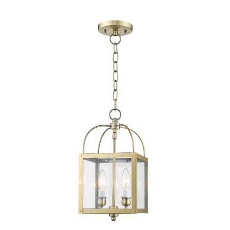 A large image of the Livex Lighting 4041 Antique Brass