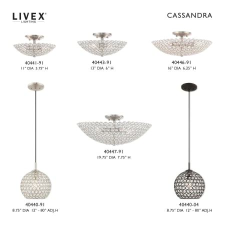 A large image of the Livex Lighting 40447 Livex Lighting 40447