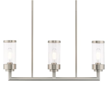 A large image of the Livex Lighting 40473 Brushed Nickel