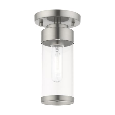 A large image of the Livex Lighting 40480 Brushed Nickel