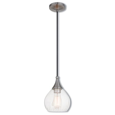 A large image of the Livex Lighting 40601 Brushed Nickel