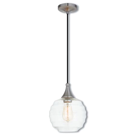 A large image of the Livex Lighting 40611 Brushed Nickel