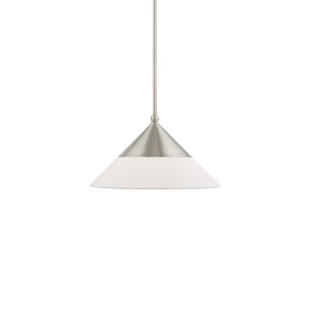 A large image of the Livex Lighting 40687 Brushed Nickel