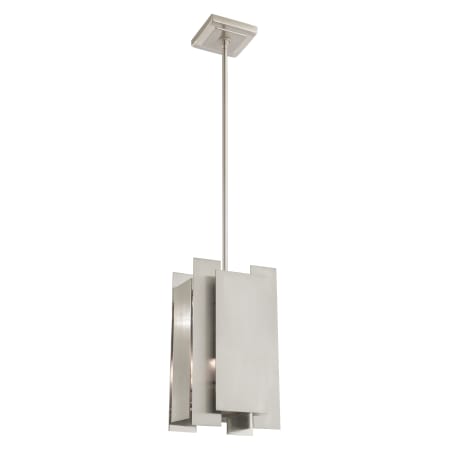 A large image of the Livex Lighting 40691 Alternate Angle (Brushed Nickel)