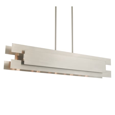 A large image of the Livex Lighting 40695 Brushed Nickel