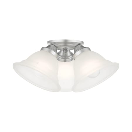 A large image of the Livex Lighting 40727 Painted Satin Nickel