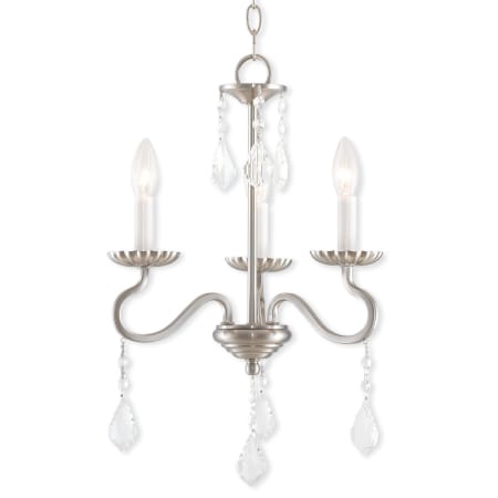 A large image of the Livex Lighting 40773 Brushed Nickel