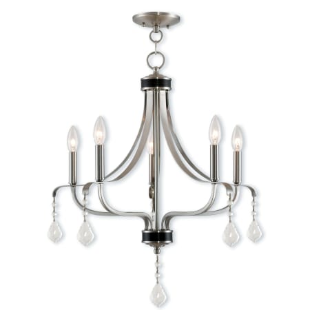 A large image of the Livex Lighting 40785 Brushed Nickel
