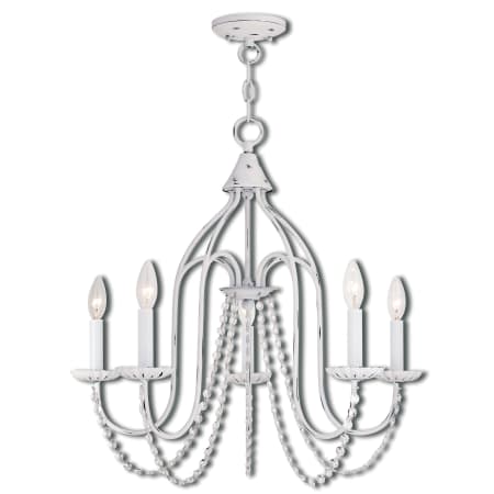 A large image of the Livex Lighting 40795 Antique White