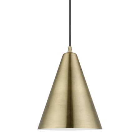 A large image of the Livex Lighting 40852 Antique Brass