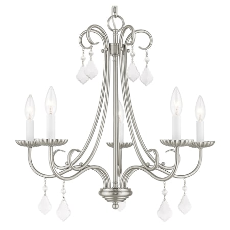 A large image of the Livex Lighting 40875 Brushed Nickel