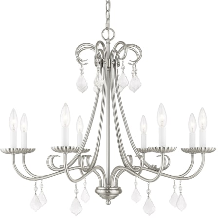 A large image of the Livex Lighting 40878 Brushed Nickel