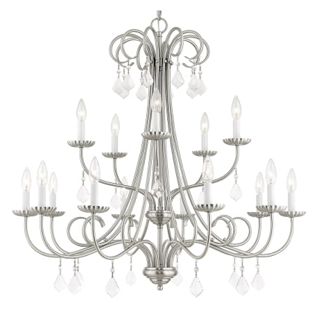 A large image of the Livex Lighting 40879 Brushed Nickel