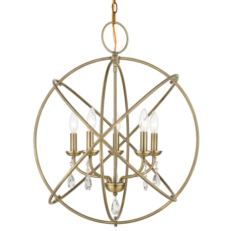 A large image of the Livex Lighting 40905 Antique Brass