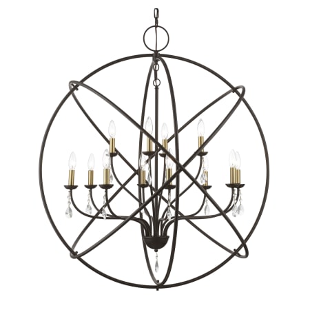 A large image of the Livex Lighting 40909 Bronze / Antique Brass Finish Candles