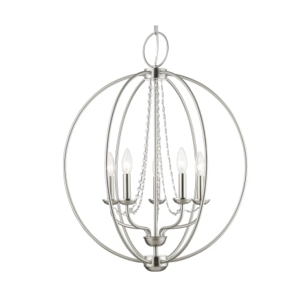 A large image of the Livex Lighting 40915 Brushed Nickel