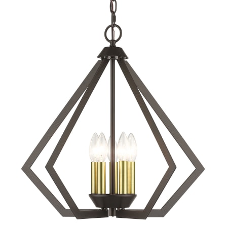 A large image of the Livex Lighting 40925 English Bronze / Antique Brass