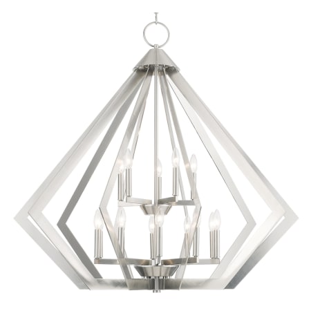 A large image of the Livex Lighting 40928 Brushed Nickel