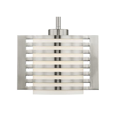 A large image of the Livex Lighting 41031 Brushed Nickel