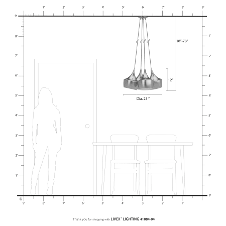 A large image of the Livex Lighting 41084 Alternate Image