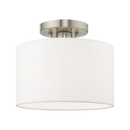 A large image of the Livex Lighting 41095 Brushed Nickel
