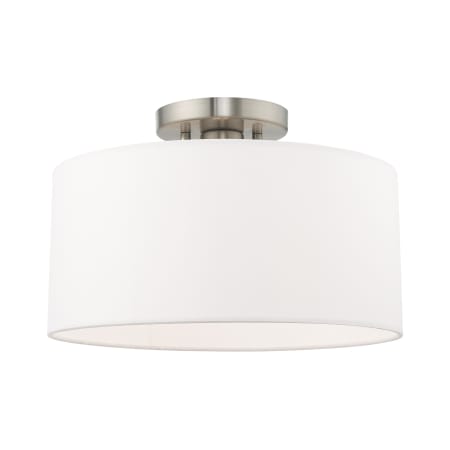 A large image of the Livex Lighting 41097 Brushed Nickel