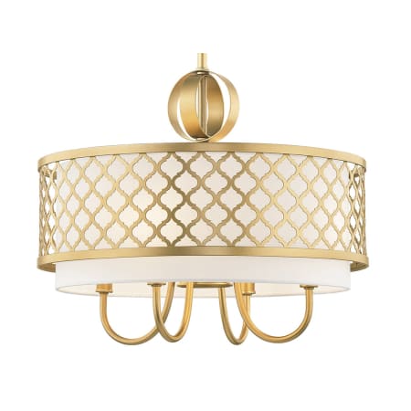 A large image of the Livex Lighting 41104 Soft Gold