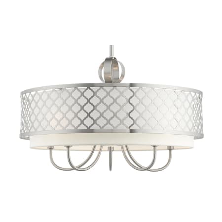 A large image of the Livex Lighting 41105 Brushed Nickel