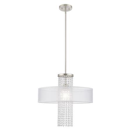 A large image of the Livex Lighting 41121 Alternate Angle (Brushed Nickel)