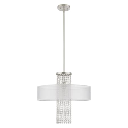 A large image of the Livex Lighting 41121 Alternate Angle (Brushed Nickel)