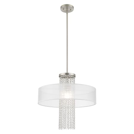 A large image of the Livex Lighting 41121 Alternate Angle (Brushed Nickel)