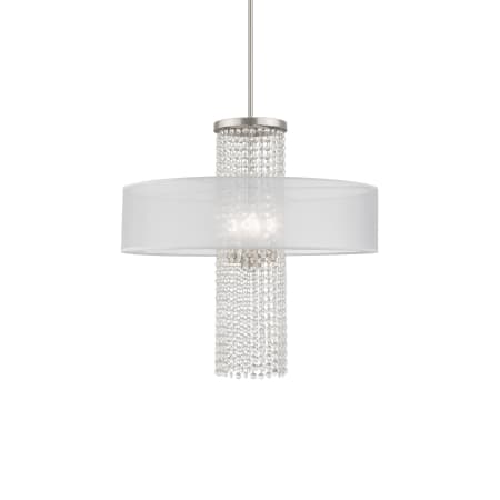 A large image of the Livex Lighting 41122 Brushed Nickel