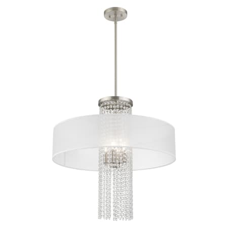 A large image of the Livex Lighting 41122 Alternate Angle (Brushed Nickel)
