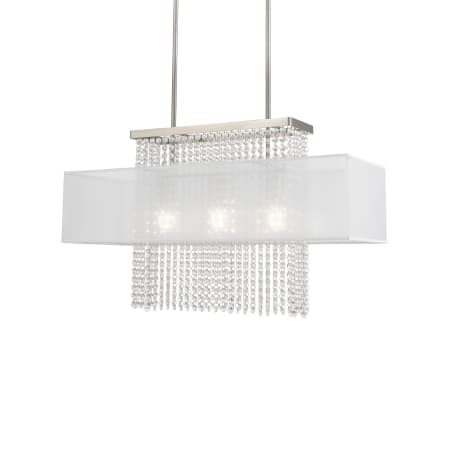 A large image of the Livex Lighting 41123 Brushed Nickel