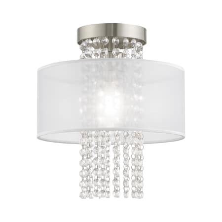 A large image of the Livex Lighting 41124 Brushed Nickel