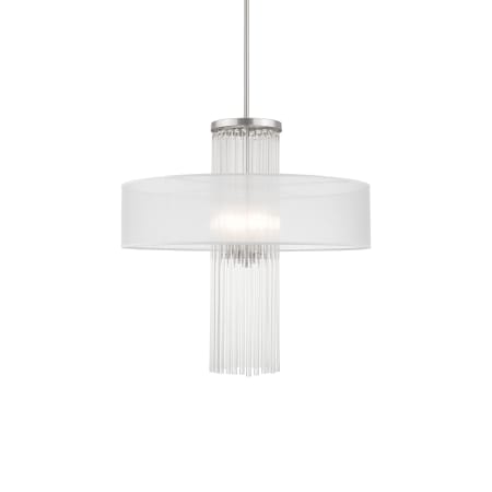 A large image of the Livex Lighting 41142 Brushed Nickel