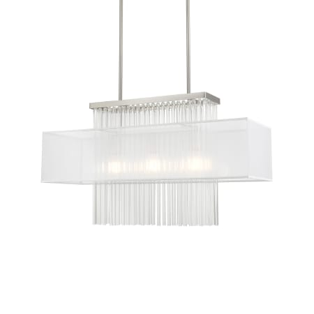 A large image of the Livex Lighting 41143 Brushed Nickel