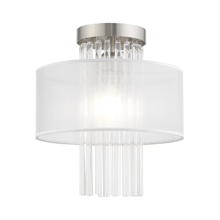 A large image of the Livex Lighting 41144 Brushed Nickel