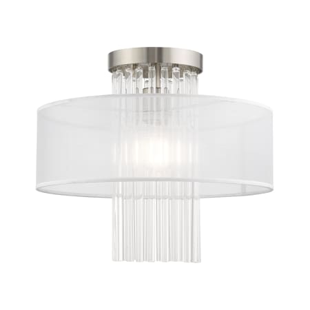 A large image of the Livex Lighting 41146 Brushed Nickel