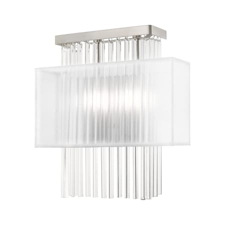 A large image of the Livex Lighting 41148 Brushed Nickel