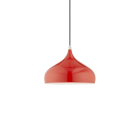 A large image of the Livex Lighting 41172 Shiny Red