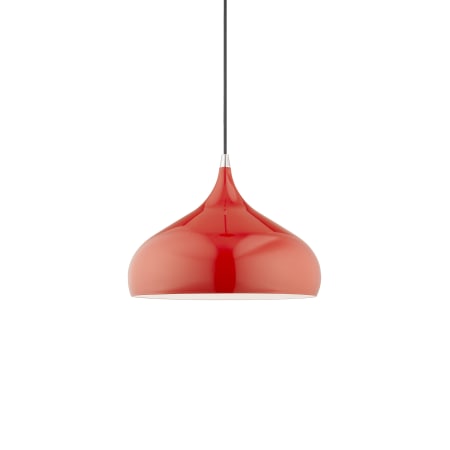A large image of the Livex Lighting 41173 Shiny Red